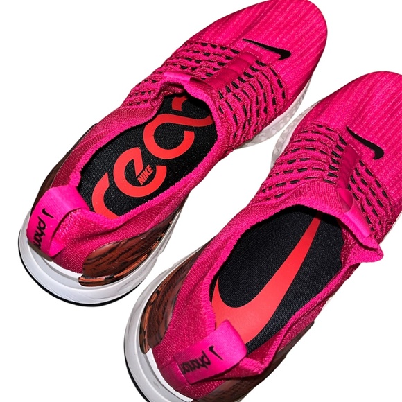 Nike Women’s Vibrant Pink Phantom Running Slip In Sneakers Sz-12 - Picture 4 of 7
